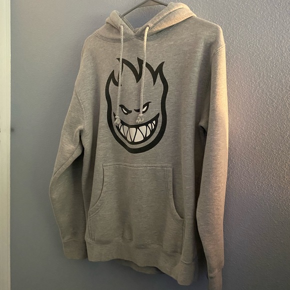 Spitfire Other - Grey Spitfire Wheels Hoodie Sz Small